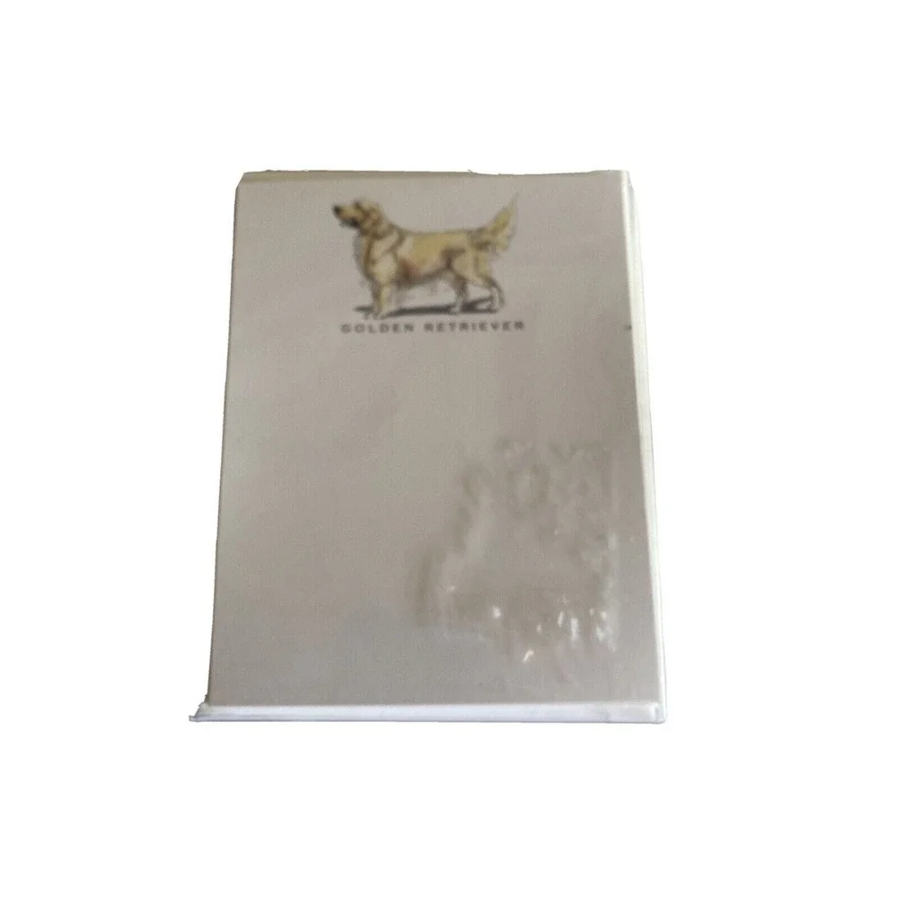 Rachel Canada Artist Notecards Cream Golden Retriever Dog 10pk USA Made
